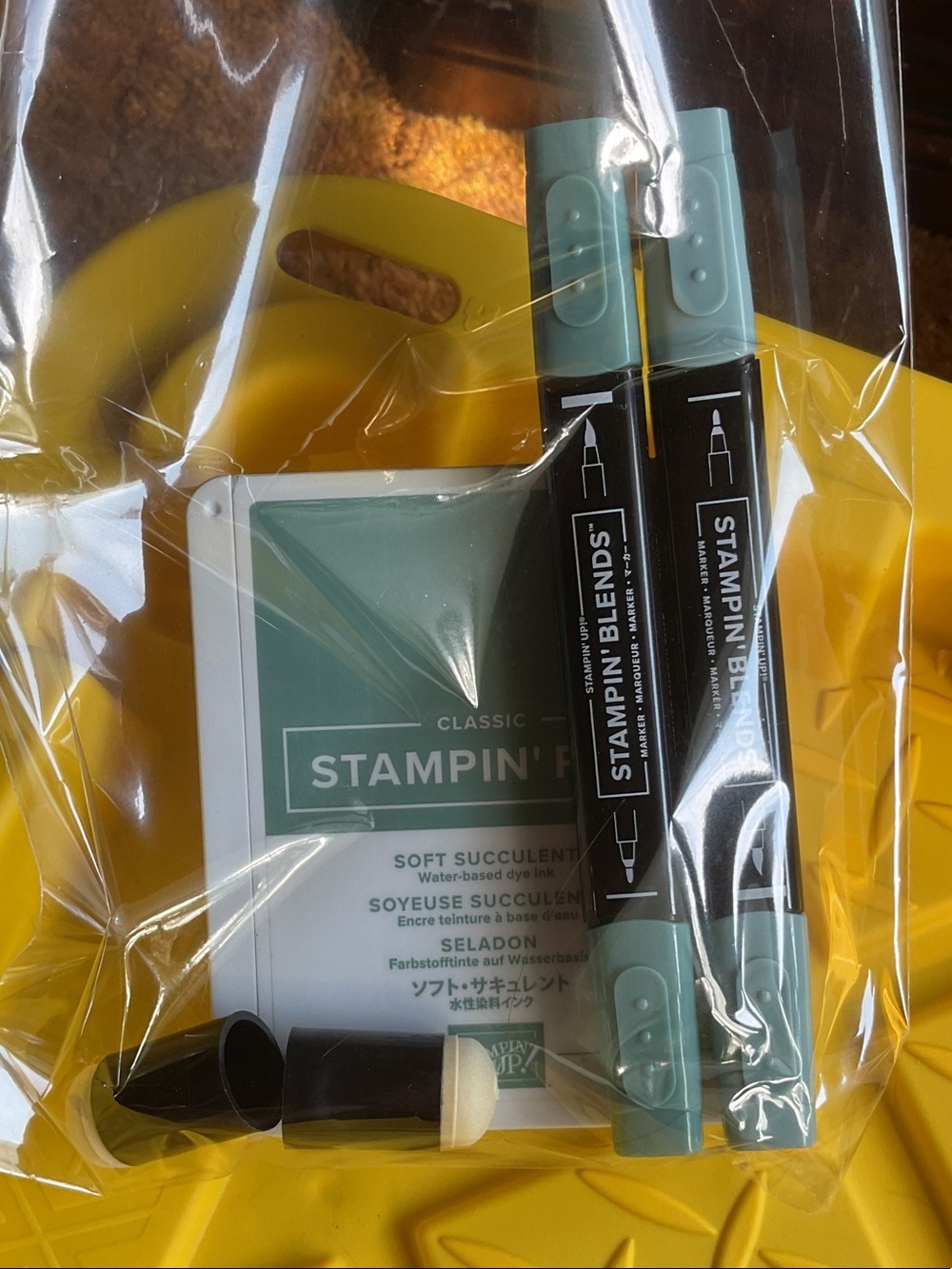 Stampin' Up! Soft Succulent Markers & Ink Pad - Sage Green Set